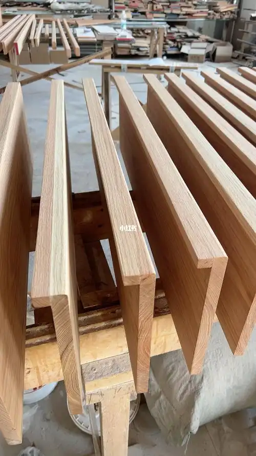 专业定制各种实木楼梯踏步板进口红橡木