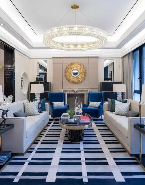 别墅设计篇 | 别墅样板间实景:优雅精致现代轻奢装修设计风格 潮流