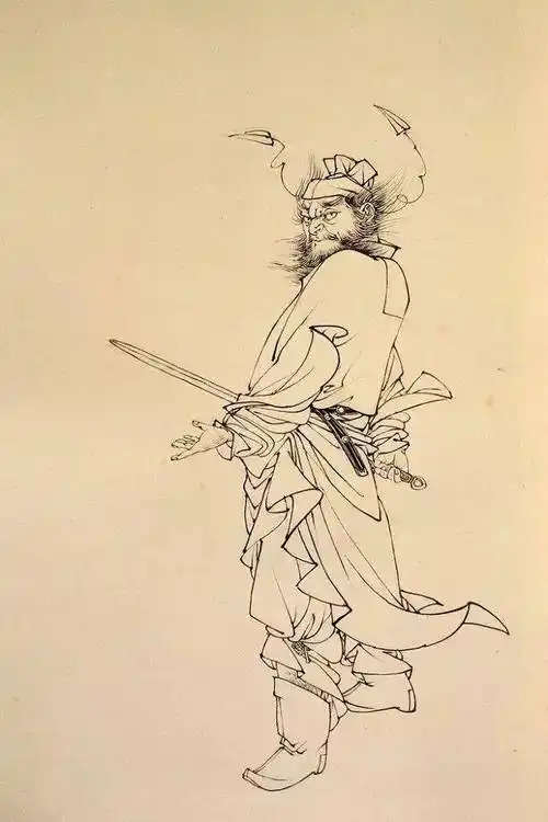 传统人物线描_中国画_优惠价_教学