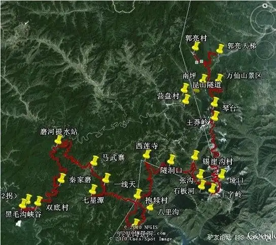 路线与计划简述: 天津—郑州—辉县—薄壁—双底村—白陉古道—黑毛沟