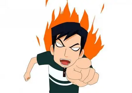 男人发怒发火flash动画