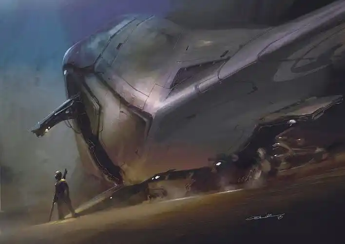 美国插画师"colie wertz"帅气的机械概念设计作品