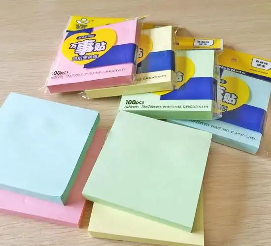厂家定制 特价彩色便签本 便利记事 便利贴 包邮