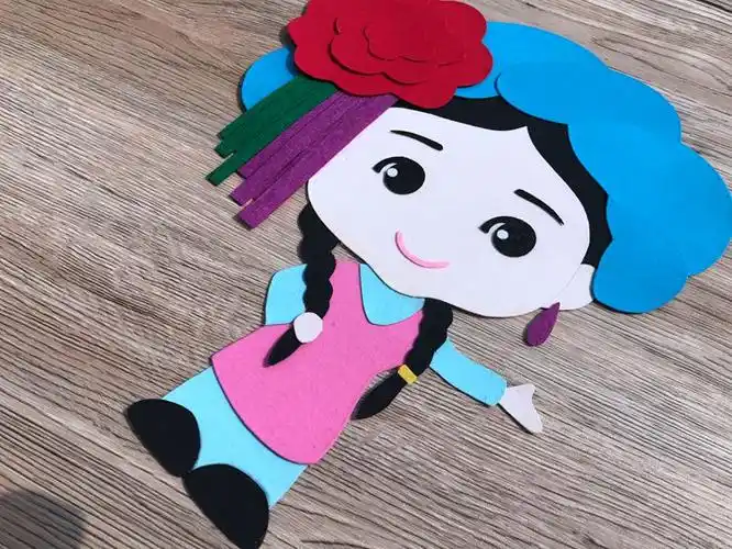 保安族民族学生diy手工布艺免剪材料贴画布贴画缝纫diy材料套装