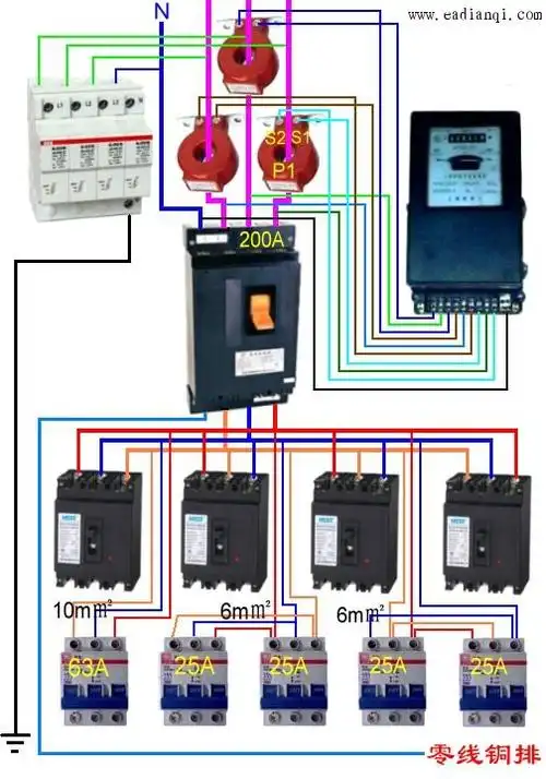 有功电表,无功电表接线