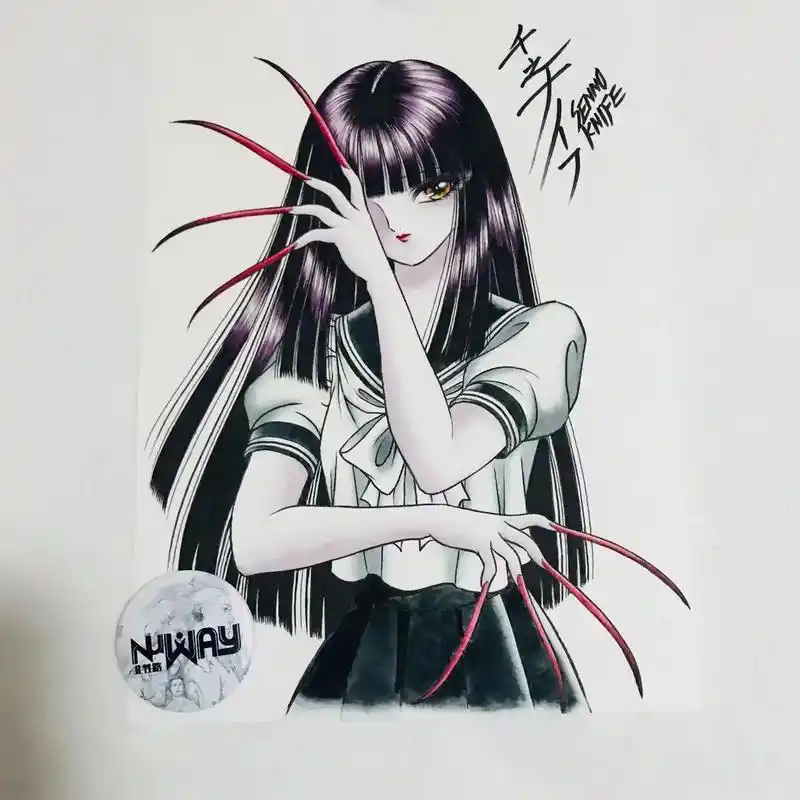 日本恐怖漫画家千之刃亲笔原画潘多拉之罪,画于2018年10月 - 抖音