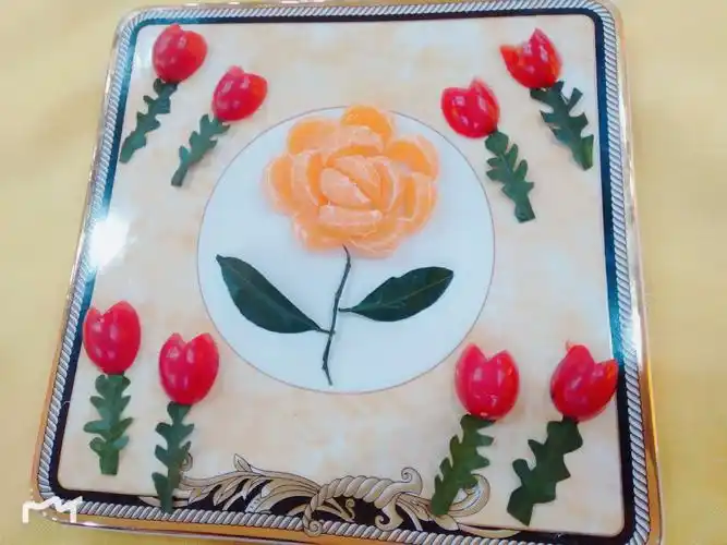 大一班亲子水果拼盘活动作品集锦