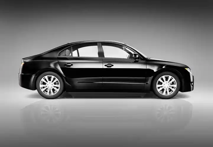 现代都市汽车的尾部背光