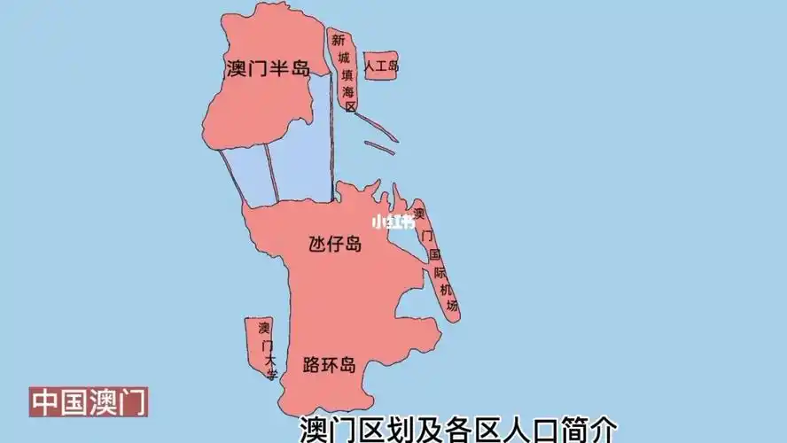 澳门特别行政区区划图