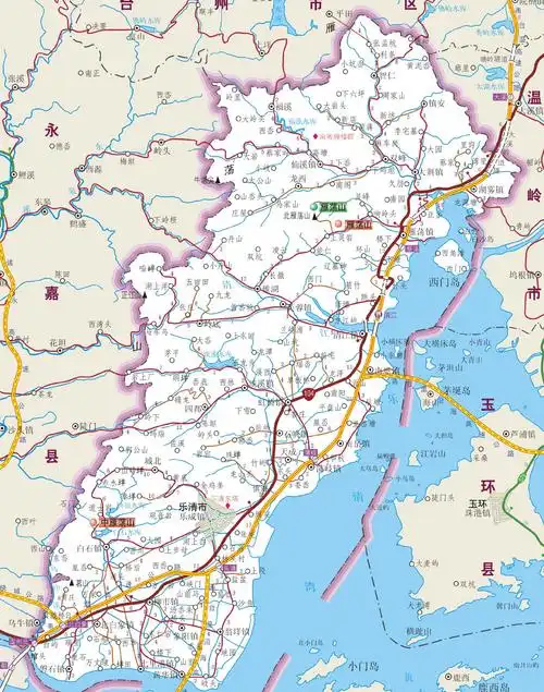 乐清市交通地图