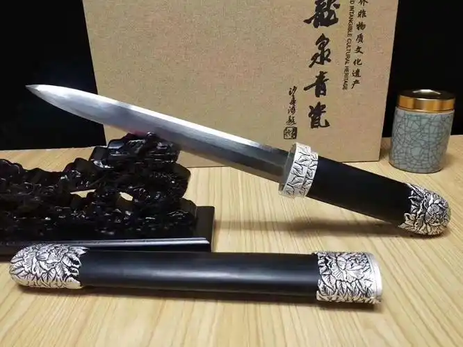 龙泉周匠刀剑宝剑短刀礼品短剑小剑龙泉剑防身礼品收藏批发未开刃