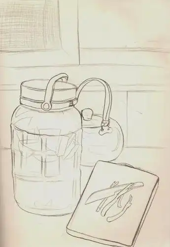 工美附中初一第五星期速写作业