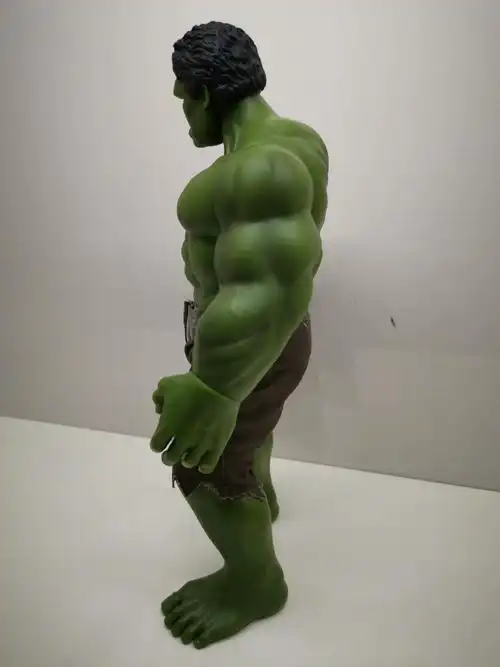 搪胶动漫手办 30cm绿巨人公仔 关节可活动搪胶公仔玩具批发