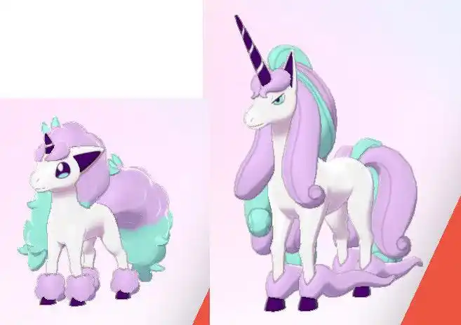 宝可梦剑盾更多宝可梦形象彩虹小马进化体