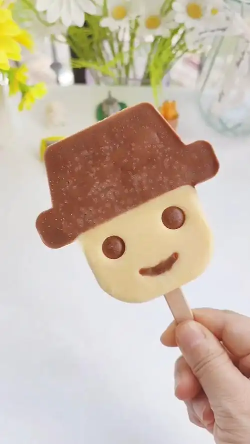 童年的回忆90小雪人雪糕7015|||终于做了这个雪人雪糕,小时候最