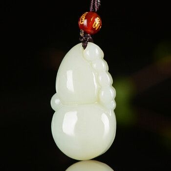 靳钰杨 和田玉葫芦吊坠男女款福禄玉坠玉石挂件玉佩 款式一