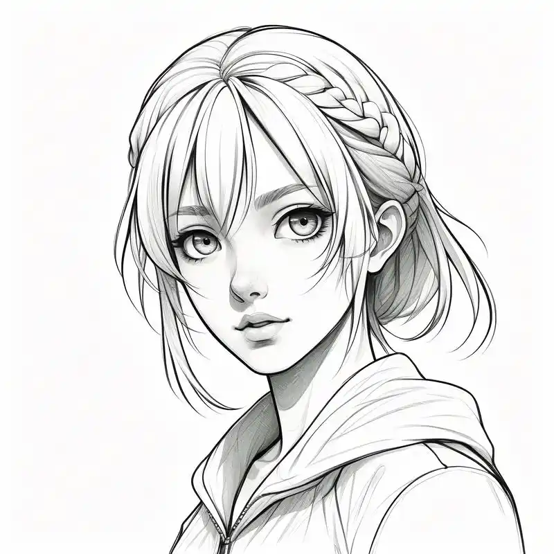 🎨✨经典黑白风 素描人头头像,以细腻的笔触捕捉人物的灵魂