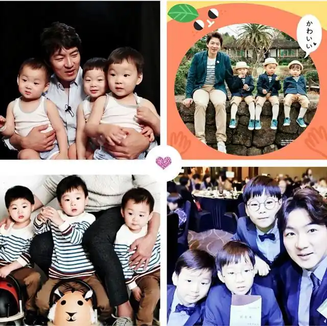 宋民国三胞胎庆8岁生日,礼物收到堆满门口,长相未变越来越高