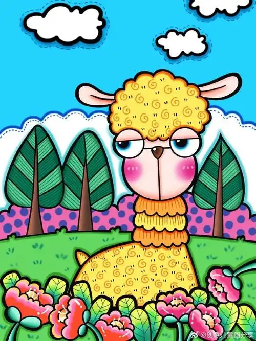 可爱的儿童画 小画家作品中小学美术超话