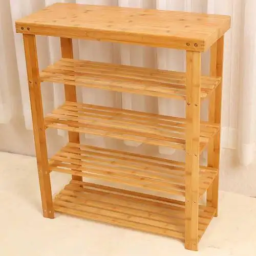 diy木质简易鞋架制作稳固又实用