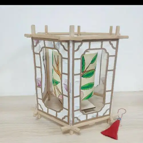 手工走马灯热能旋转电动跑马灯涂鸦剪纸亲子diy材料包小制作