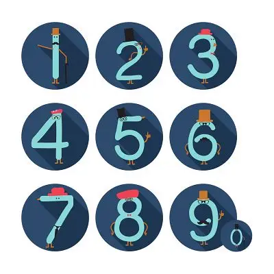 翻牌数字1素材-翻牌数字1元素图片下载-觅知网