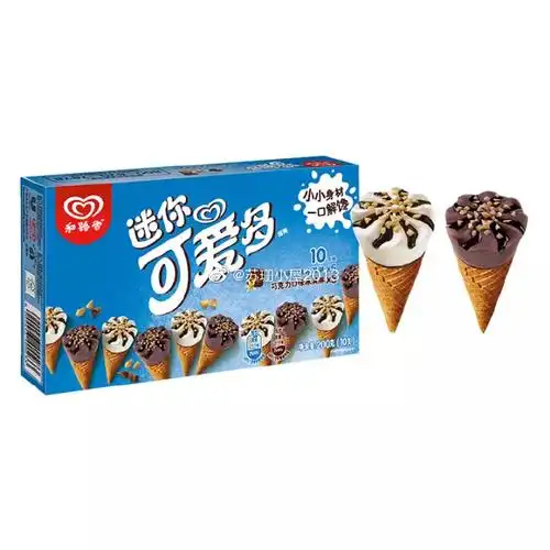 和路雪 迷你可爱多甜筒 香草巧克力口味 20. 来自苏珊小屋2013 - 微博