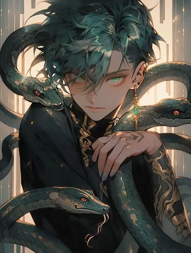 男生头像|十二生肖系列-【蛇】第二弹