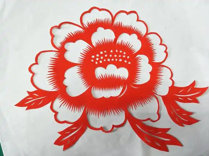 牡丹剪纸