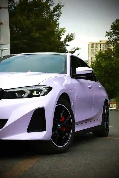 宝马i3改色face guard 星黛紫,女孩纸都无法拒绝的紫色!