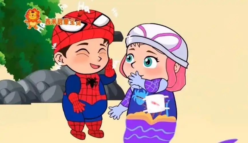 蜘蛛侠动画解救美人鱼