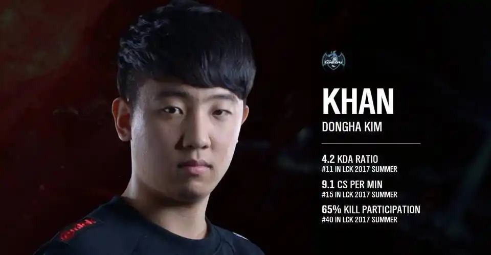 眼程度超过队内明星队员的上单khanlz战队晋级s7全球总决赛若skt夺冠