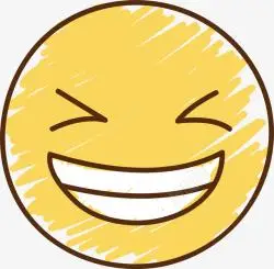 世界微笑日世界微笑日手绘黄色笑脸高清图片