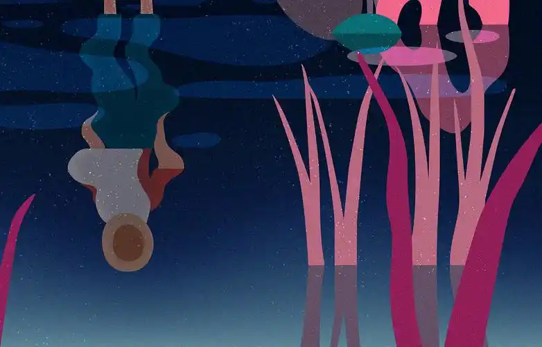 solo travel detaisl 02 水中的倒影