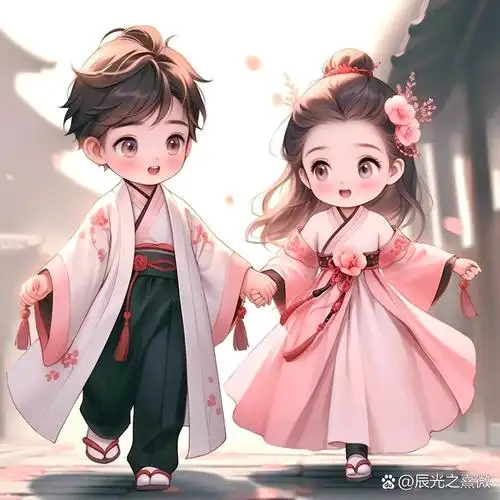 执子之手,与子偕老!古风漫画情侣头像来啦!