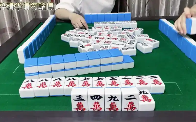 四川麻将:清一色极品胡到耍