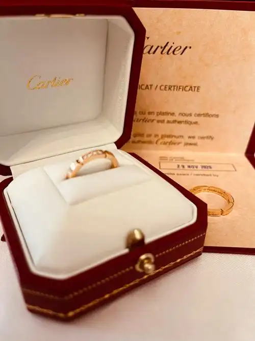 澳门入卡地亚戒指对戒maillon小众对戒