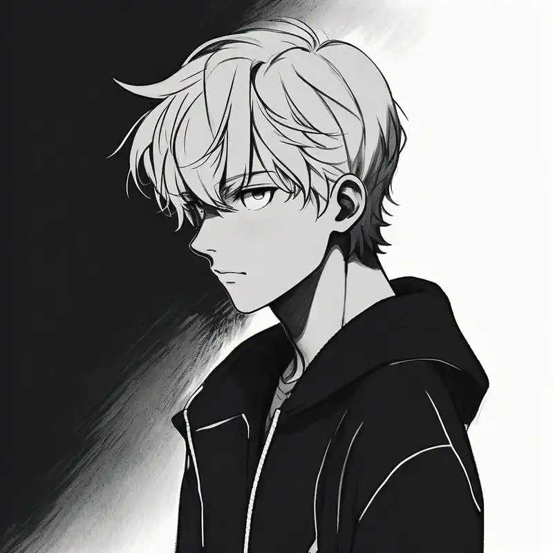 伤感孤独男生头像92 你是不是也像我一样,在人前强颜欢笑,却在夜深