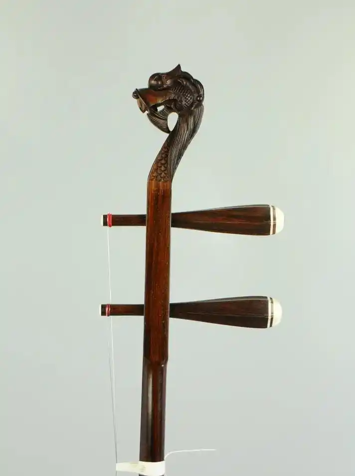 周万春明清老红木旧料龙头二胡872号