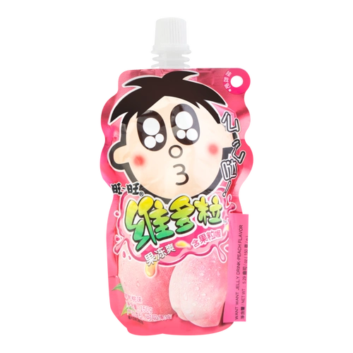 商品详情 - 台湾旺旺 维多粒果冻爽 粒粒桃味 150g - image  0