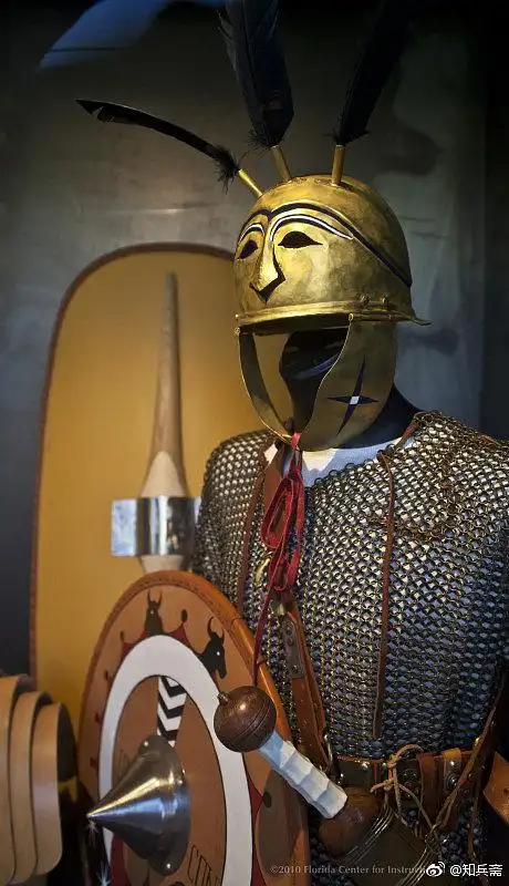 甲胄意大利罗马大斗兽场博物馆陈列的古代战士甲胄装束复原6767