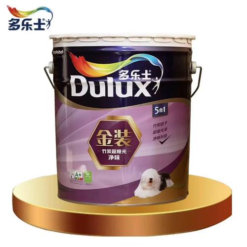 直销多乐士乳胶漆金装竹炭超哑光净味五合一内墙面漆油漆涂料白色