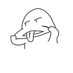 吐舌可爱简笔画可爱卡通表情简笔画 简单的表情简笔画图片吐舌头的