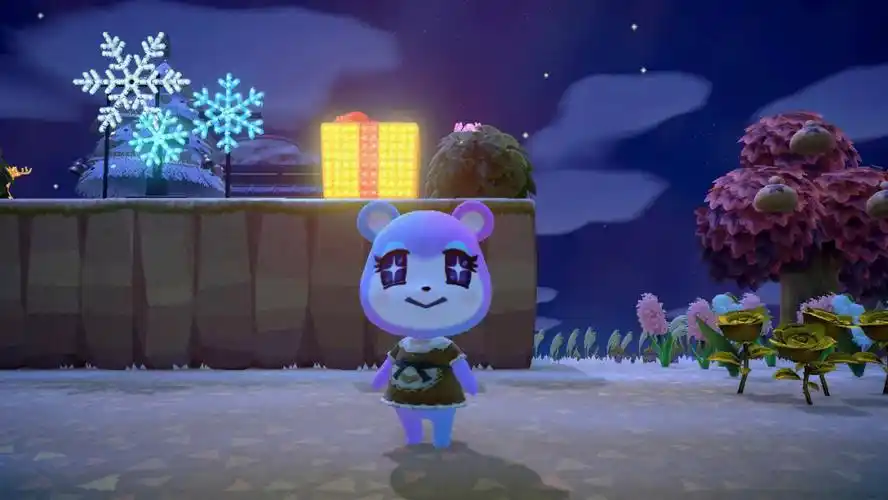 动森岛建的路上之美玲