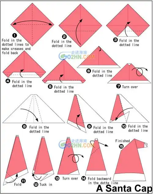 折纸:圣诞帽 - j306150184 - junjun的博客