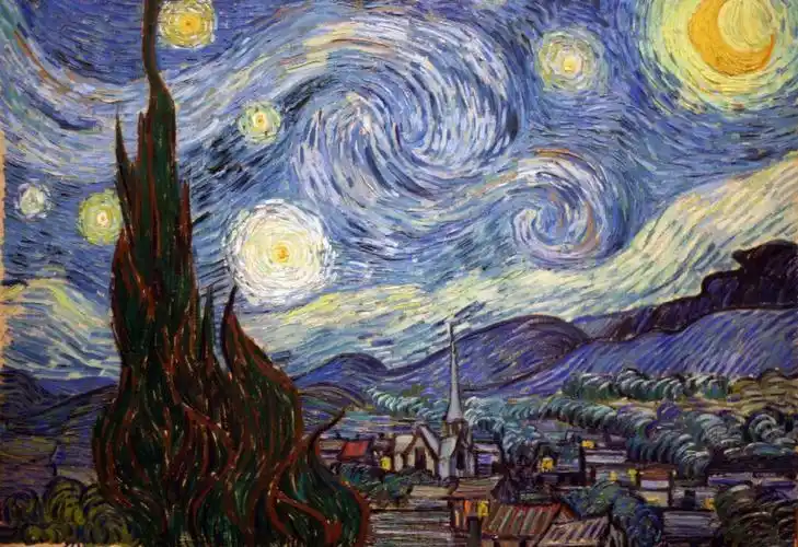 《星月夜》(the starry night)是荷兰后印象派画家文森特·梵高于1889