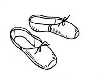 拉丁舞鞋简笔画集舞会舞鞋简笔画芭蕾舞鞋画简笔画芭蕾舞鞋的简易画法