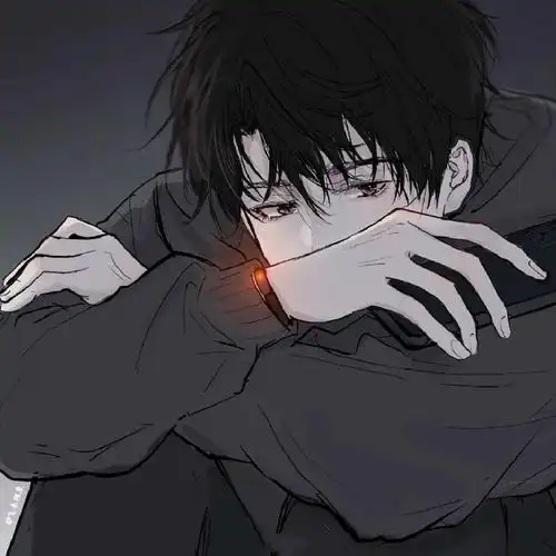 网易云伤感头像男