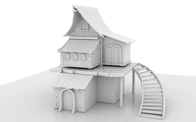 【maya】从拉box开始,简单小房子建筑模型制作全流程讲解!