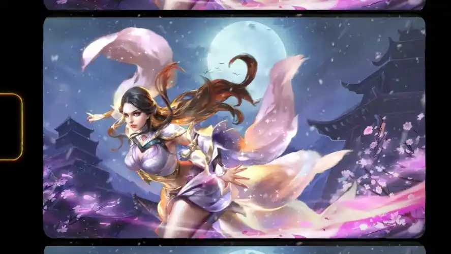 【王者荣耀露娜】紫霞仙子:月色莹白映在幽冷的剑身,月下无限连(丑陋